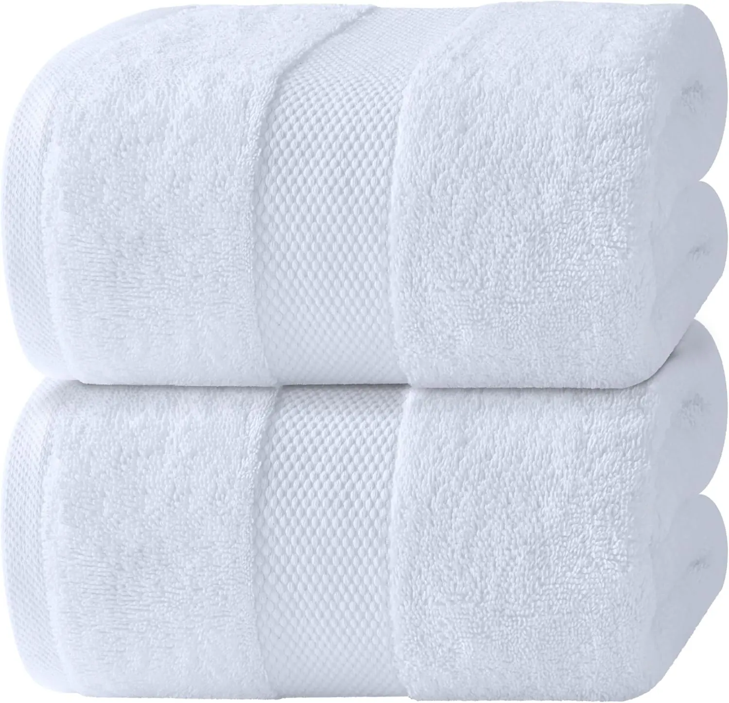 White Classic luxury white bath sheets