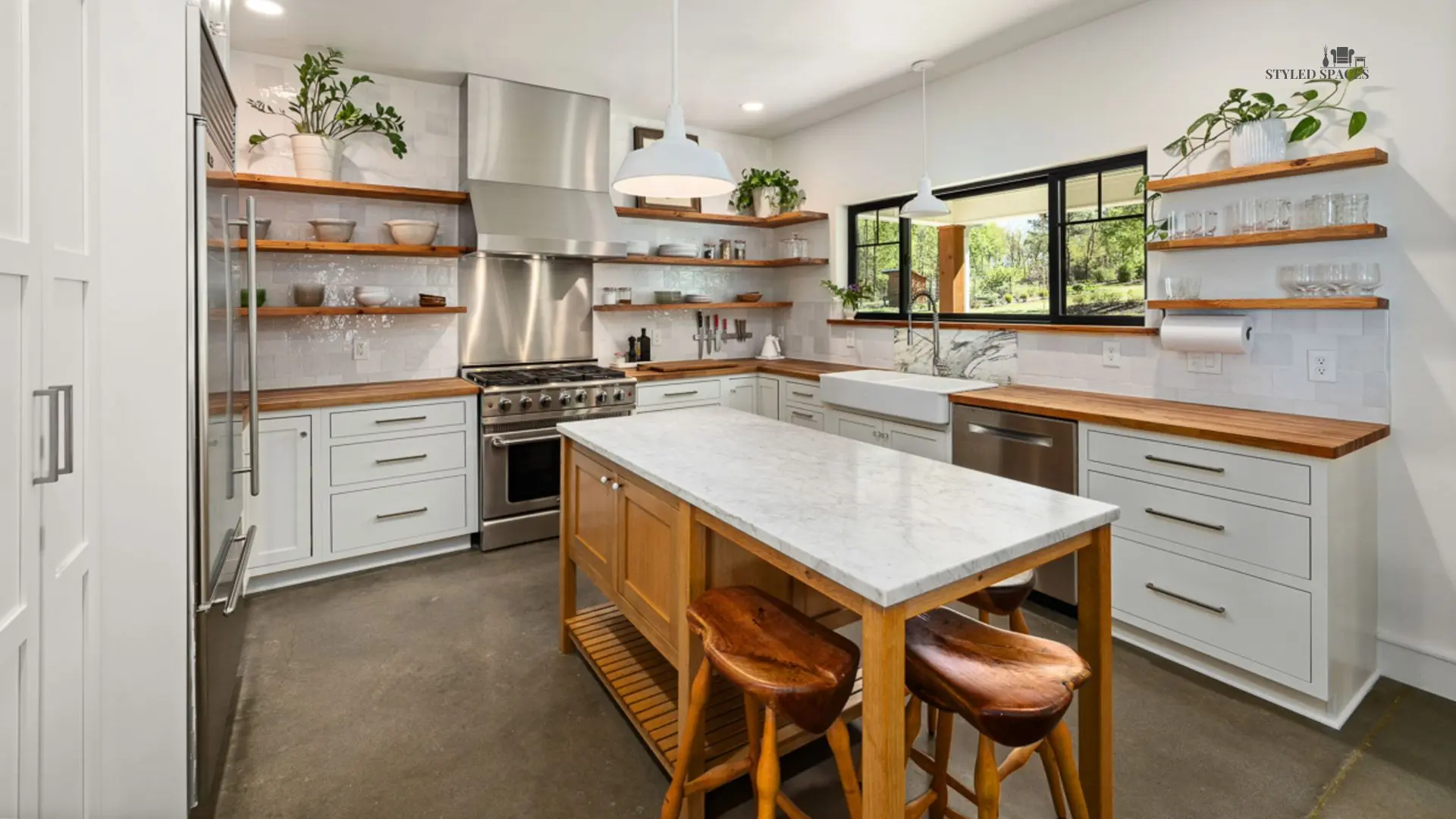 Smart, organized kitchen styled to avoid common layout mistakes